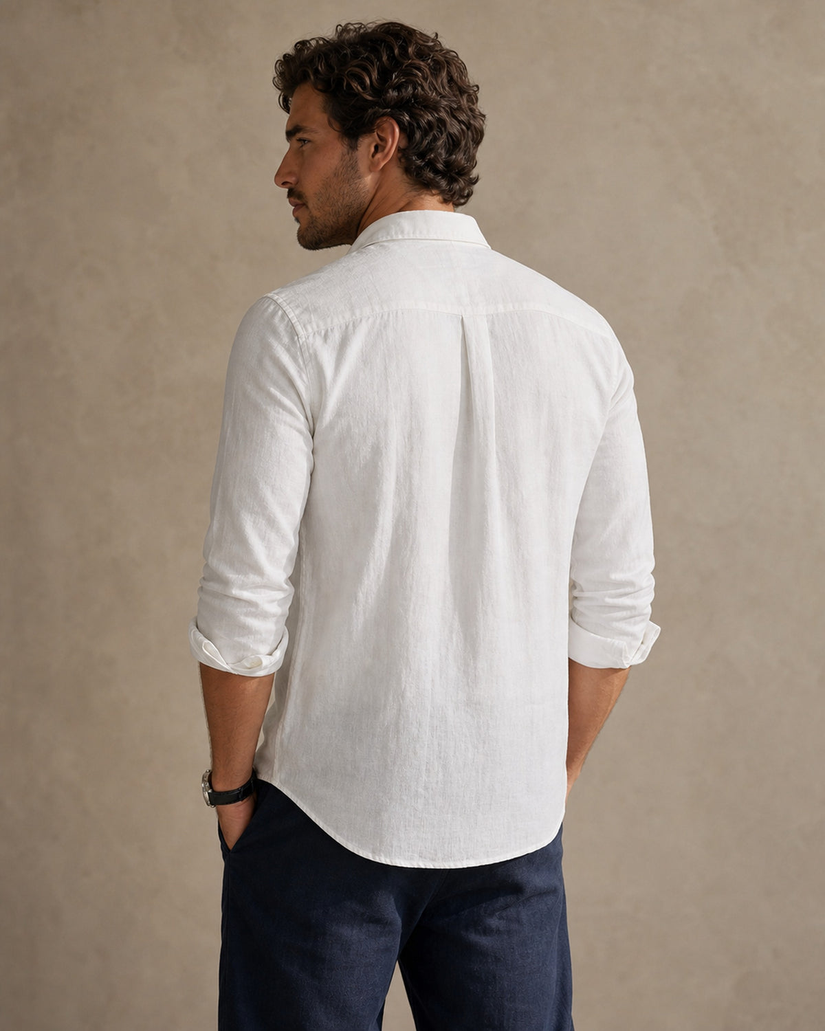 Polo Ralph Lauren Linen Shirt — White