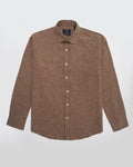 Dockers Slub Linen Shirt — Brown