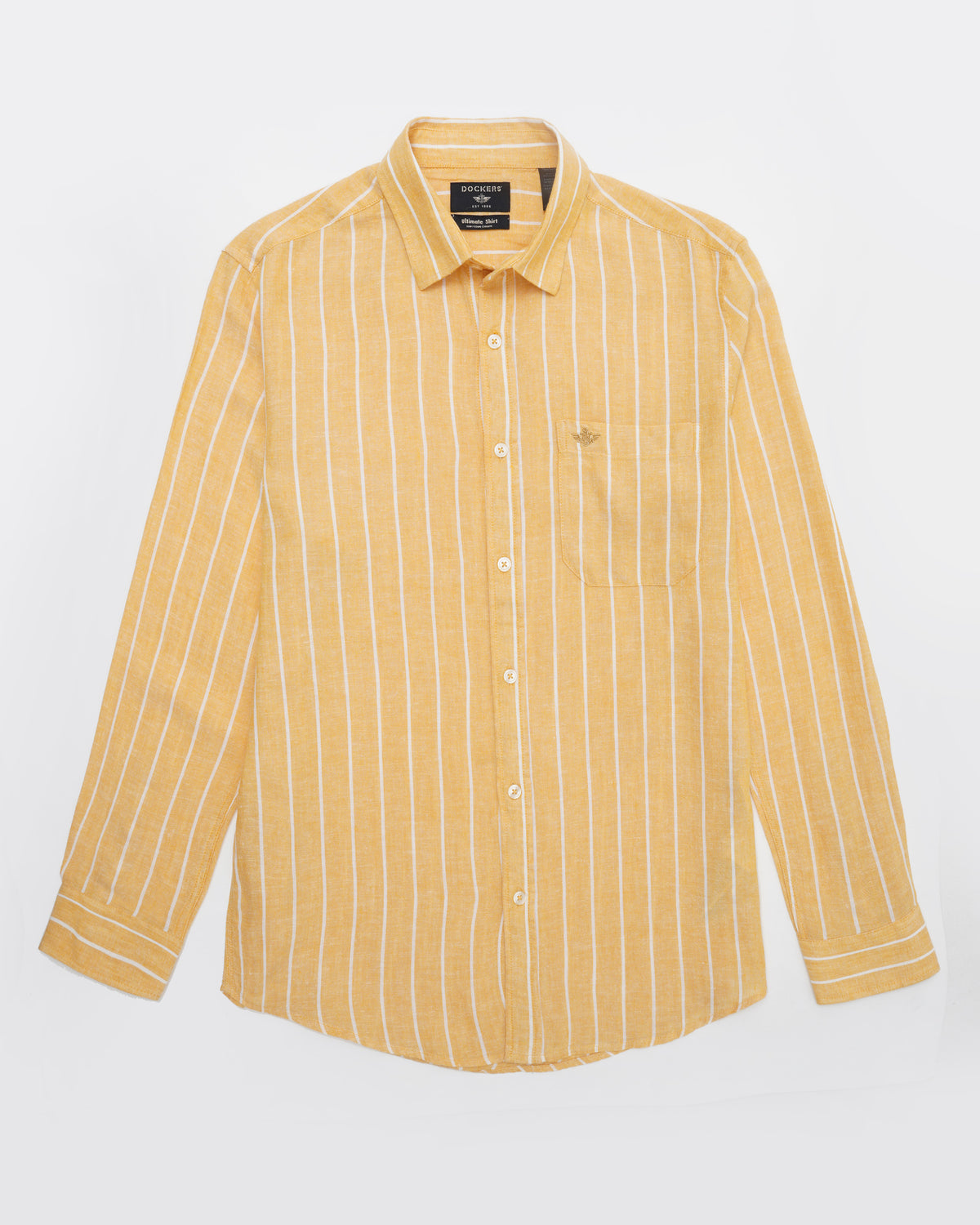 Dockers Stripe Shirt — Mustard