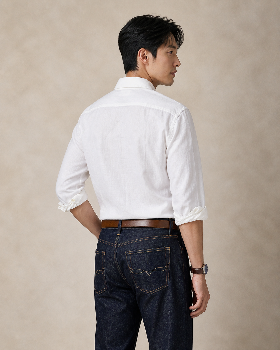 HUGO Textured Shirt — White